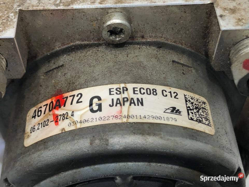 POMPA ABS PEUGEOT 4008 4670A772 18 150 osobowe sprzedam