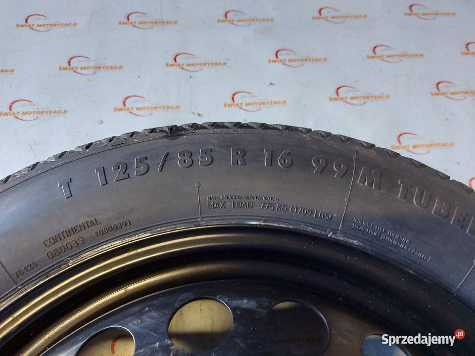 OPEL ASTRA H koło dojazdowe 1258516 99M 4x100 Kielce