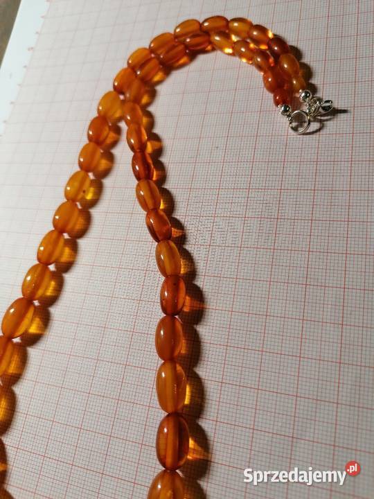 Naszyjnik Bursztyn oliwki Białystok