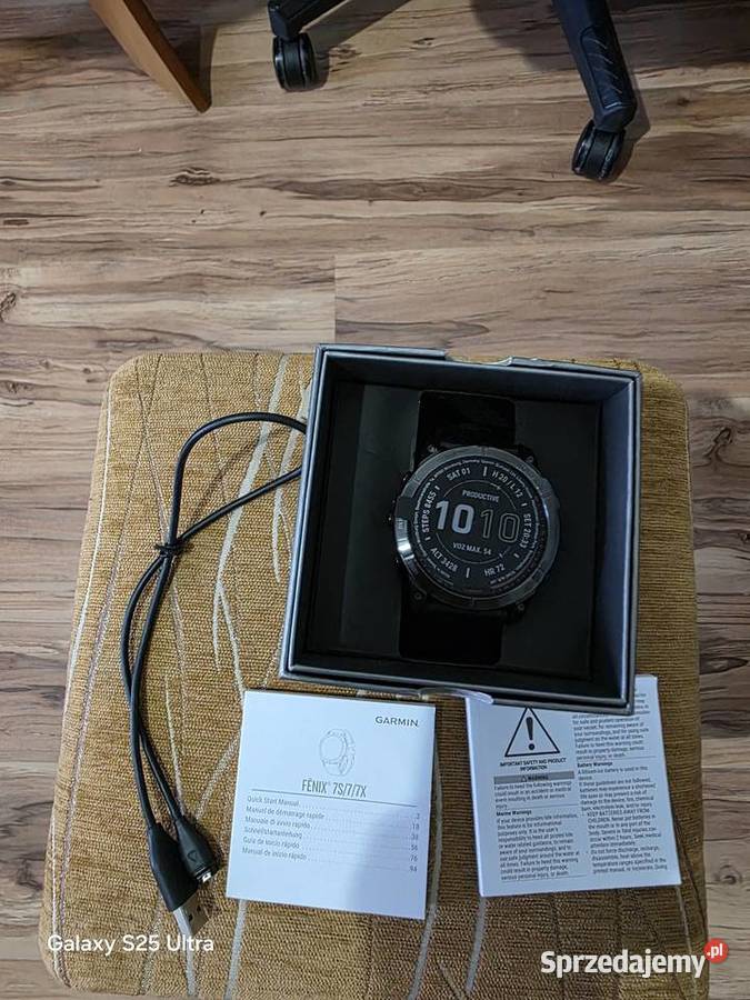 Zegarek Garmin fenix 7x Solar