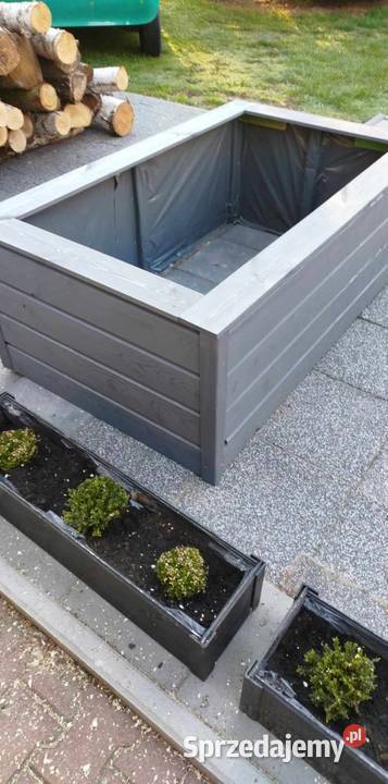 Skrzynia Warzywniak Doniczka Grządką Drewniana Donice sprzedam