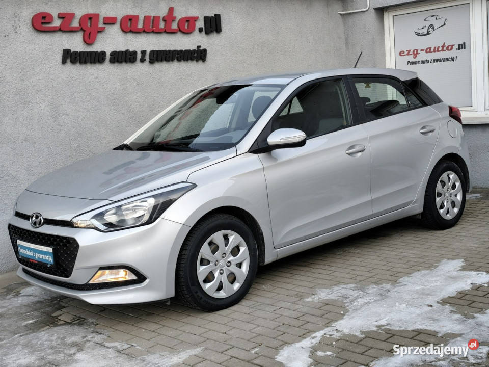 Hyundai i20 12 16V MPi bezwypadkowy Nawigacja Samochody osobowe Zgierz
