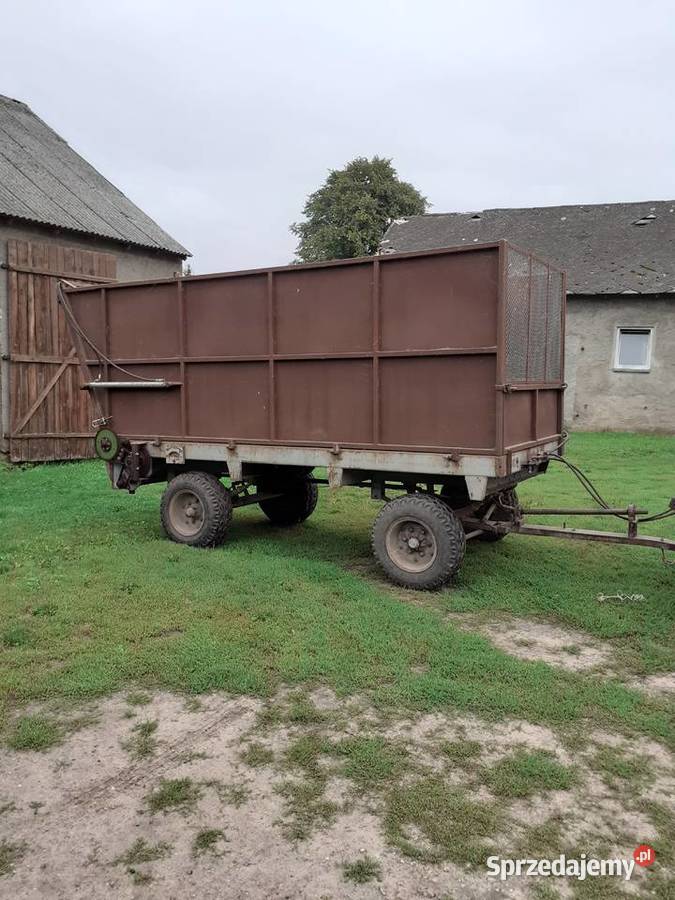 Rozrzutnik przyczepa objetościowa kukurydzy Świedziebnia