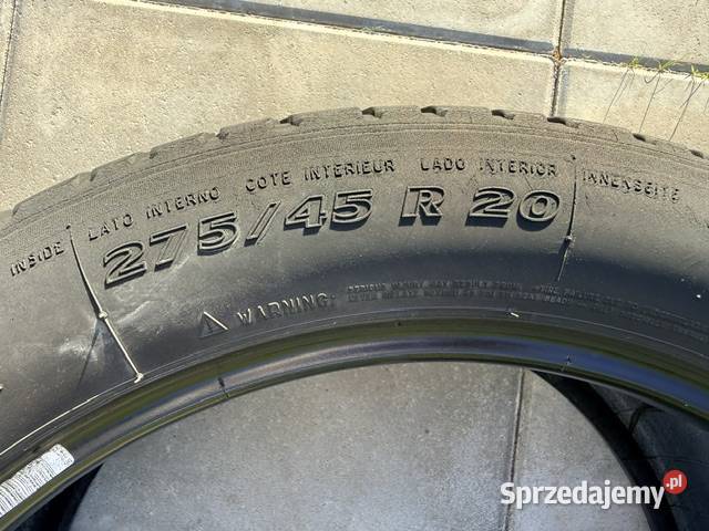 MICHELIN LATITUDE SPORT 3 27545 R 20 4mm 4 kpl sprzedam