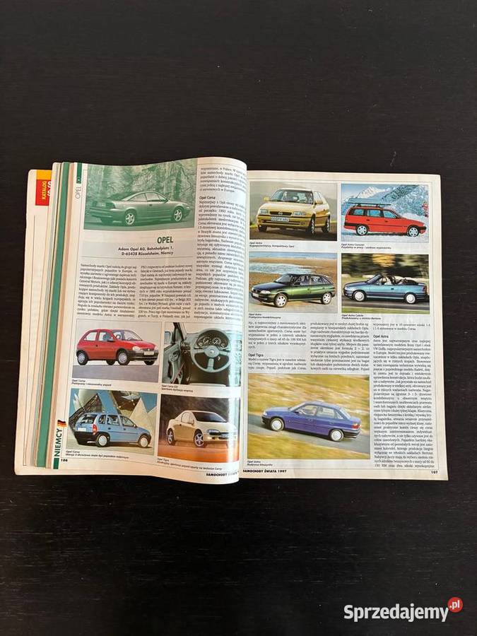 Katalog Samochody Świata 1997 miękka Elbląg