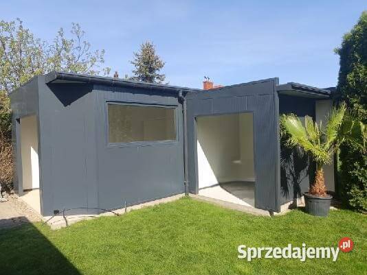 Kontener pawilon 6m x 3m z płyty PIR całoroczny Grójec