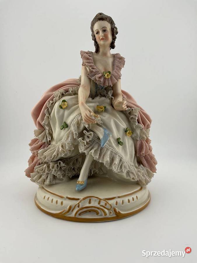 Antyczna Figurka Koronkowa Ernst Bohne Kraków