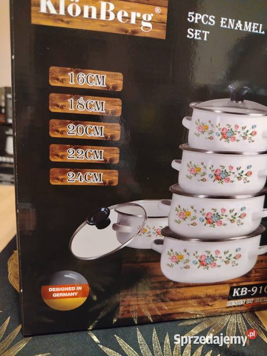 Nowe garnki Różne zestawy patelnie noże czajnik Wodzisław Śląski