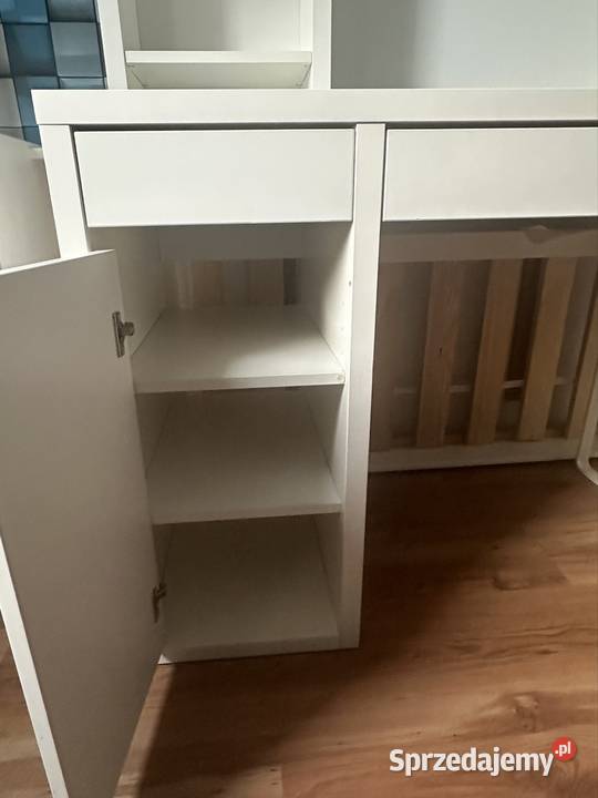 Biurko z nadstawką IKEA Micke 105x50 białe Straszyn