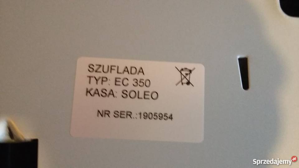 OKAZJA Szuflada do kasy fiskalnej Soleo mazowieckie Ząbki