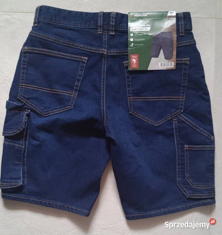 PARKSIDE męskie jeansowe szorty robocze z pętlą warmińsko-mazurskie Ełk sprzedam