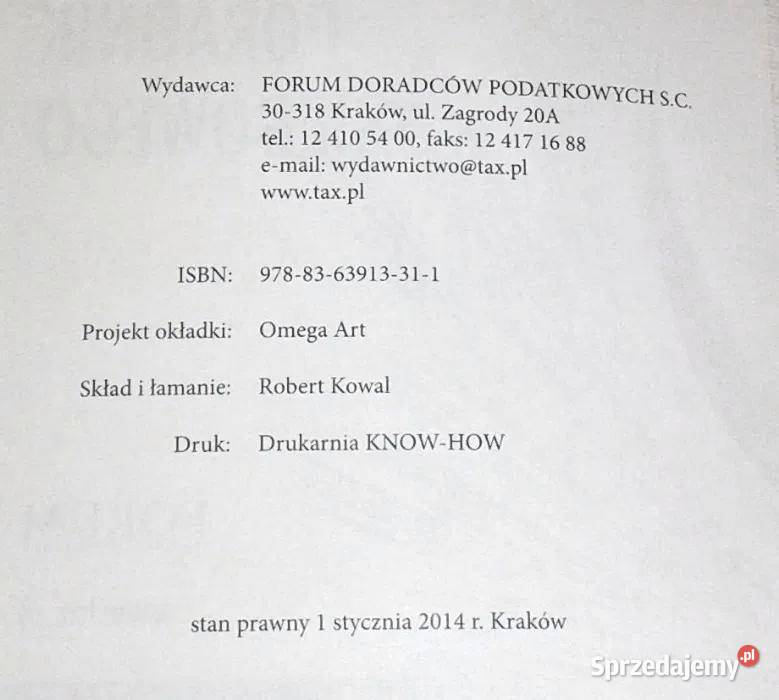 Poradnik księgowego VAT 2014 Janusz Piotrowski Chełm