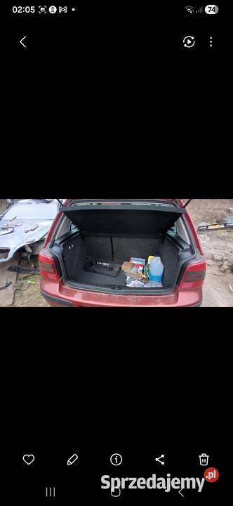 Golf 4 14 16v bezyna w stanie Rok produkcji 1998 lubuskie Drzecin