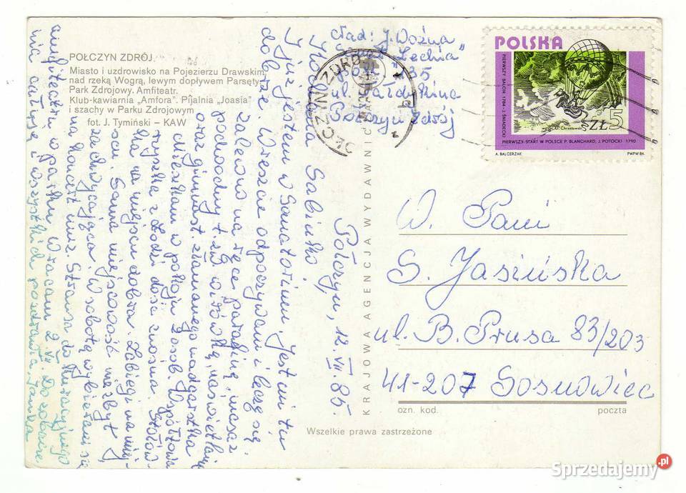 POŁCZYN ZDRÓJ POCZTÓWKA WIELOWIDOKOWA 5 Pocztówki i karty telefoniczne Krynki