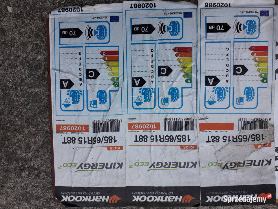 Opony letnie Hankook Kinergy Eco 2 185 65 Samochodowe Częstochowa