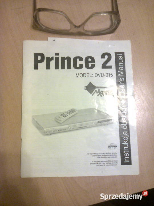 instrukcja; do DVD-015; Prince 2; MANTA; paragin;
