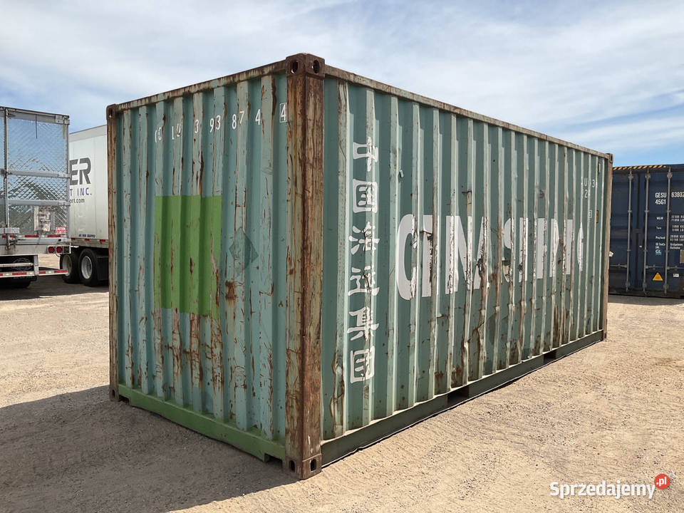 Kontener morski magazynowy 20DV 6 metrowy Koło