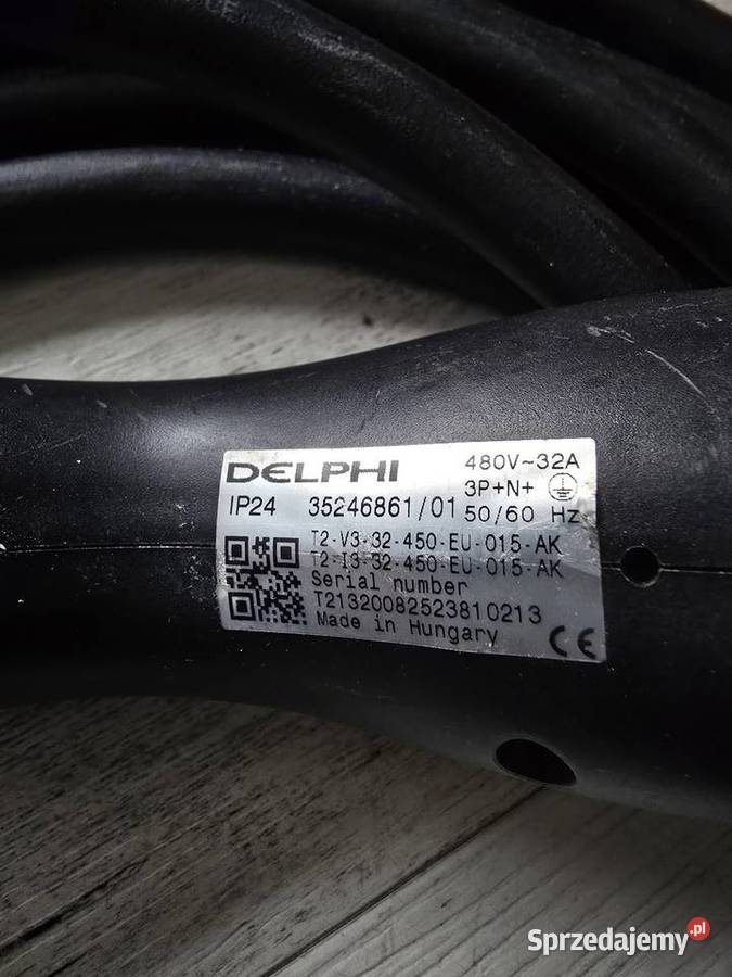 Kabel EV Typ2 Delphi 6m mazowieckie Warszawa