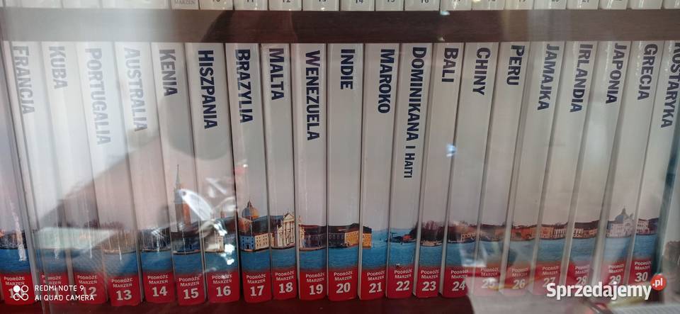 Zestaw książek podróżniczych 30 tomów Warszawa sprzedam