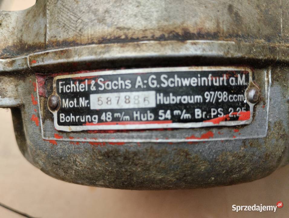 Sachs SM98 silnik z osprzętem kompletny dolnośląskie Żarów