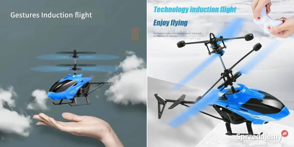 Sprzedam Zabawka Helikopter Fakon RC czujnik czarny
