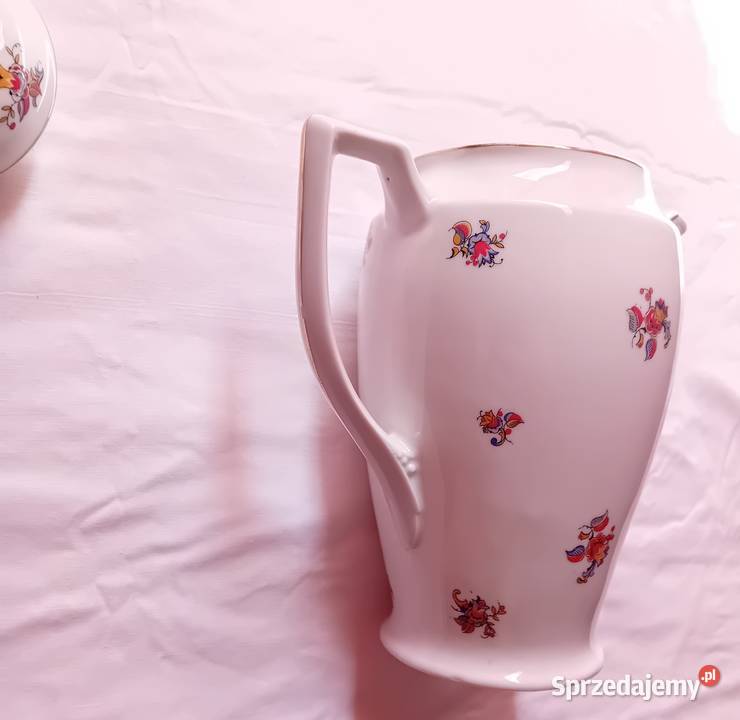Dzbanek art deco Giesche ręcznie malowany Koźminek sprzedam