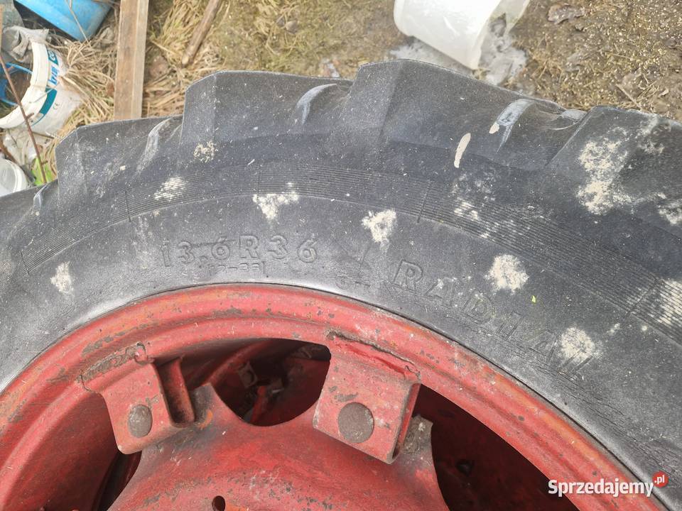 Kola bliźniacze claas 2 sztuki plus flansze Żeliszów