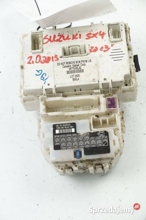 3677055L42 MODUL STEROWNIK BCM SUZUKI SX4 2013 Lipno