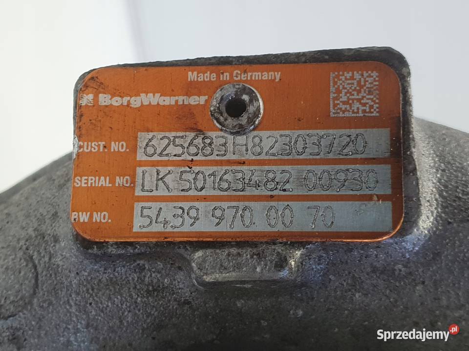 TURBOSPRĘŻARKA Renault Megane III 15 DCI Chełm