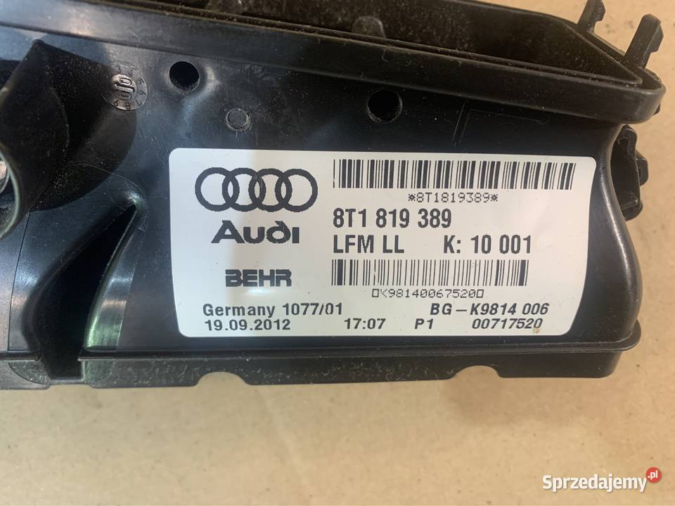 8T1819389 Kanał powietrza audi a4 b8 a5 8t a7 Szczecin