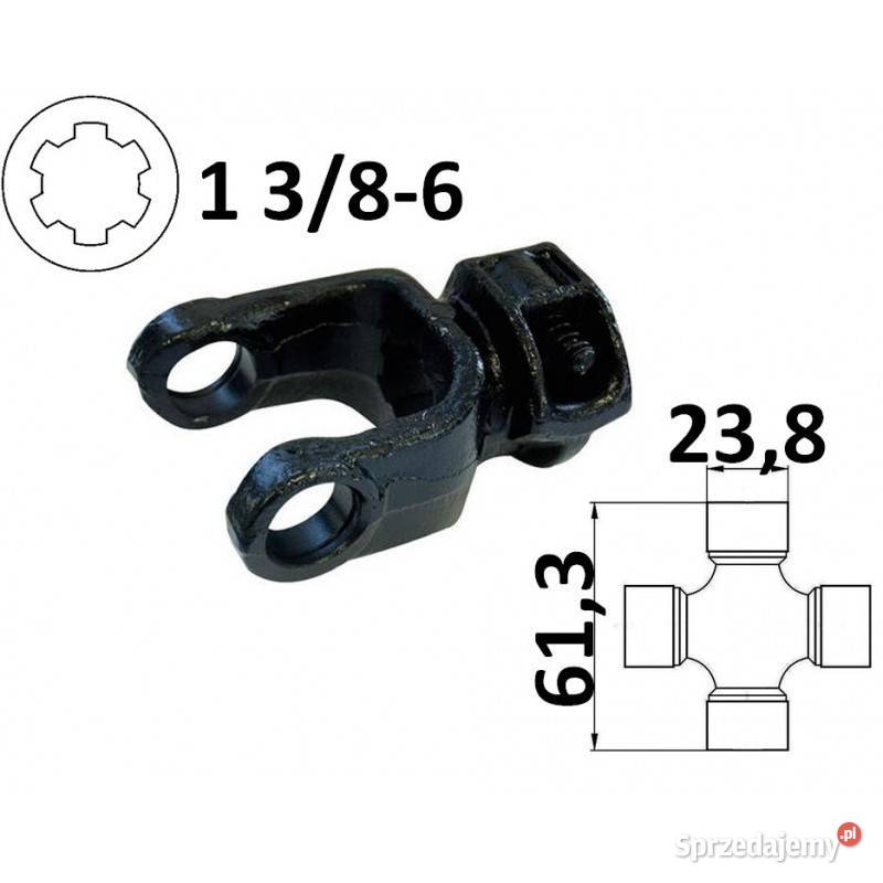 Widłak ciągnikowy 1 386 na krzyżak 238x613mm Kamionna