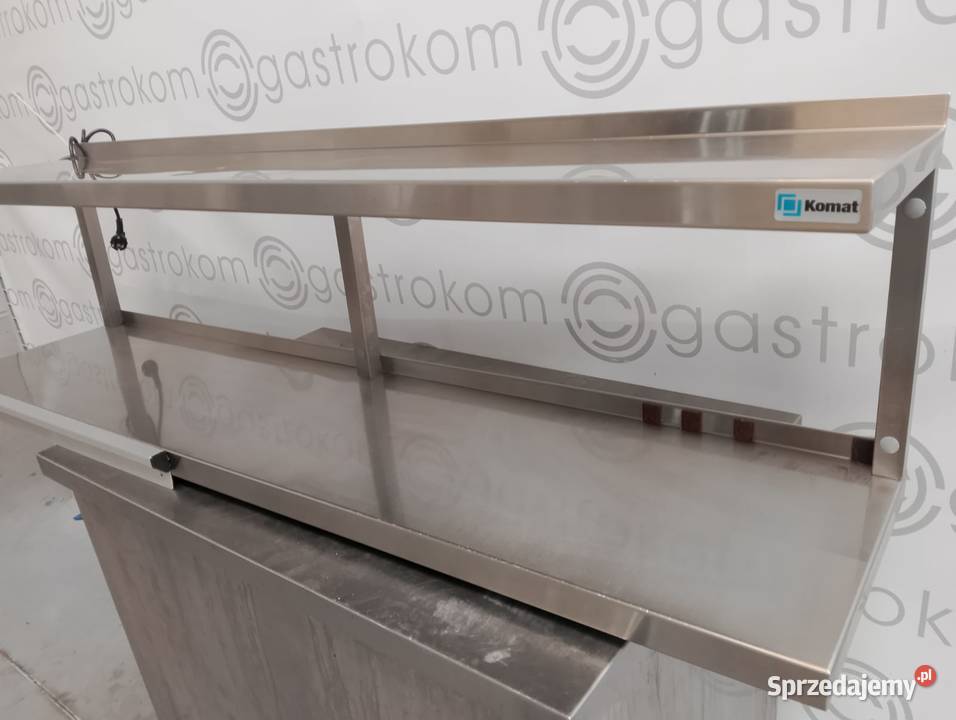 Półka podwójna Komat 154x35x39 z oświetleniem dolnośląskie Wrocław sprzedam