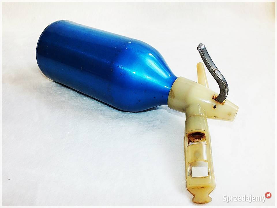 Stary syfon wody sodowej metalowy 1976r Kultowy