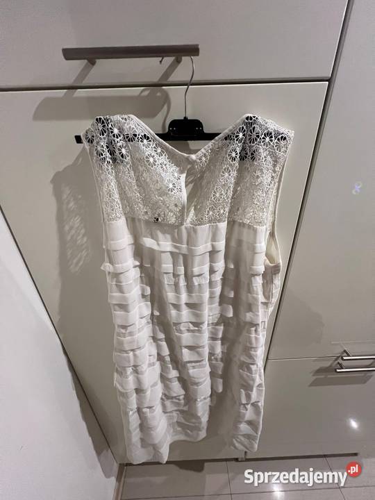 Piękna biała Ala weselna sukienka zero ML pomorskie Gdańsk