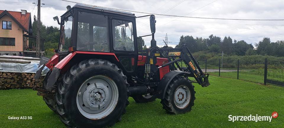 Belarus 920 z Ładowaczem Stoll z Niemiec Pasłęk