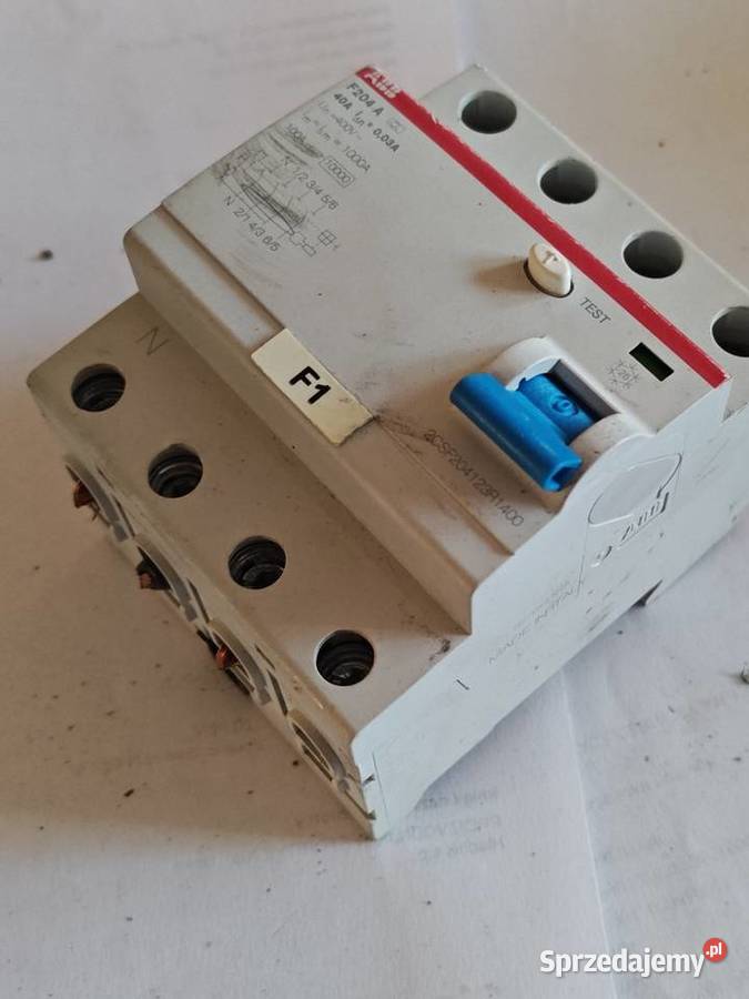 ABB Wyłącznik Różnicowopradowy Nowy Tomyśl