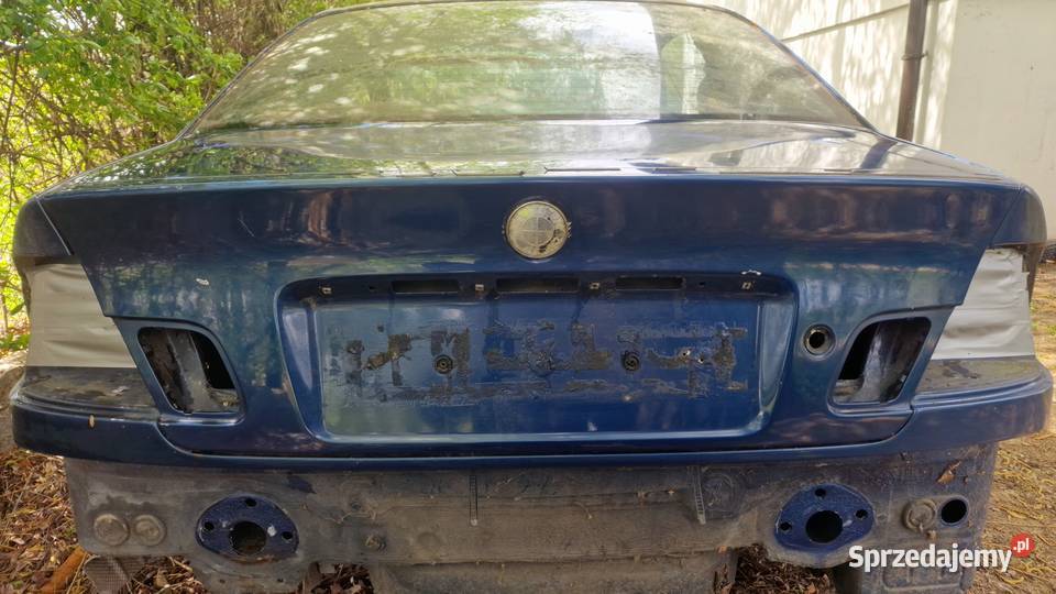 Klapa bagażnika OEM BMW E46 Coupe Topasblau Nowy Sącz