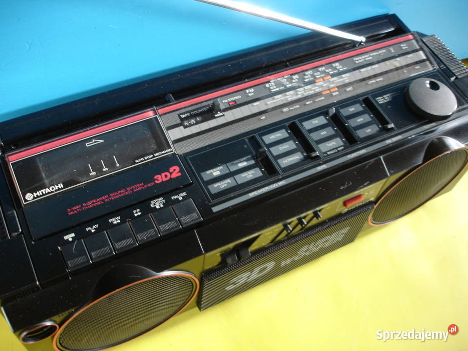 Radiomagnetofon HITACHI TRK3D2E lubuskie Zielona Góra