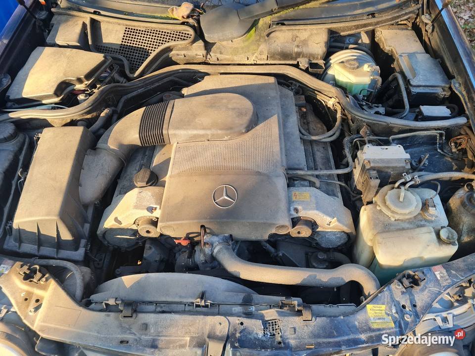 mercedes w210 42 v8 swap reflektory ksenonowe Mercedes-Benz Kluczbork