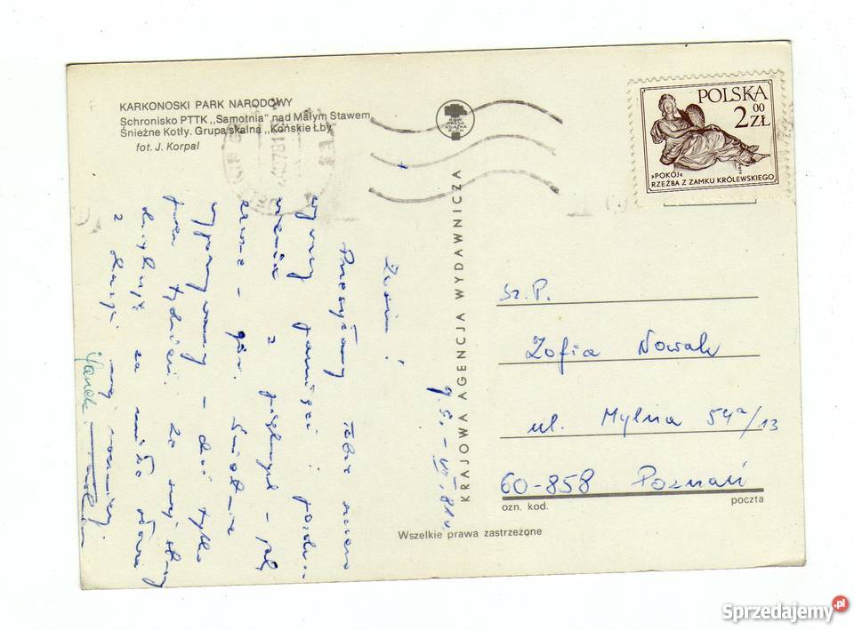 KARKONOSZE PARK NARODOWY POCZTÓWKA WIELOWIDOKOWA Krynki