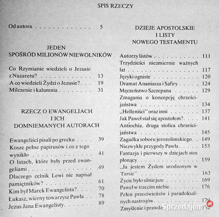 Opowieści ewangelistów Zenon Kosidowski lubelskie Chełm sprzedam