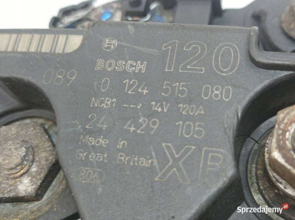 ALTERNATOR 0124515080 22 16V Opel Vectra III Układ elektryczny silnika