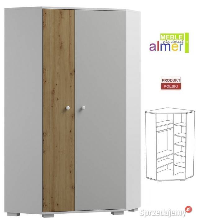 ARTISAN Y17 szafa narożna dzieci 95x95 w190 Międzyrzecz