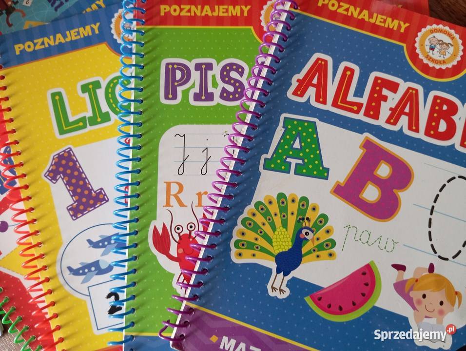 Zestaw książek pisz i zmazuj stan prawie idealny Przemyśl