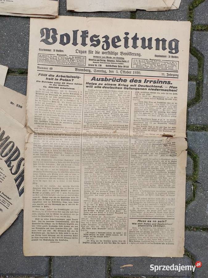 Stare gazety Dziennik Pomorski Chojnice lata Antykwariat Tczew