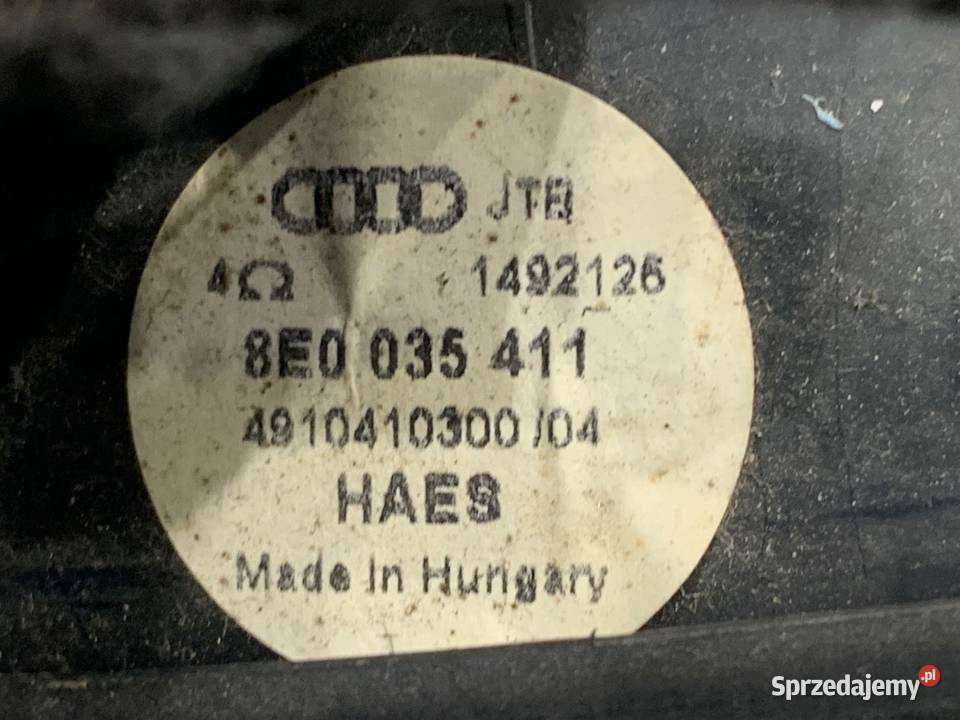 GŁOŚNIKI KOMPLET AUDI A4 B6 8E0035411