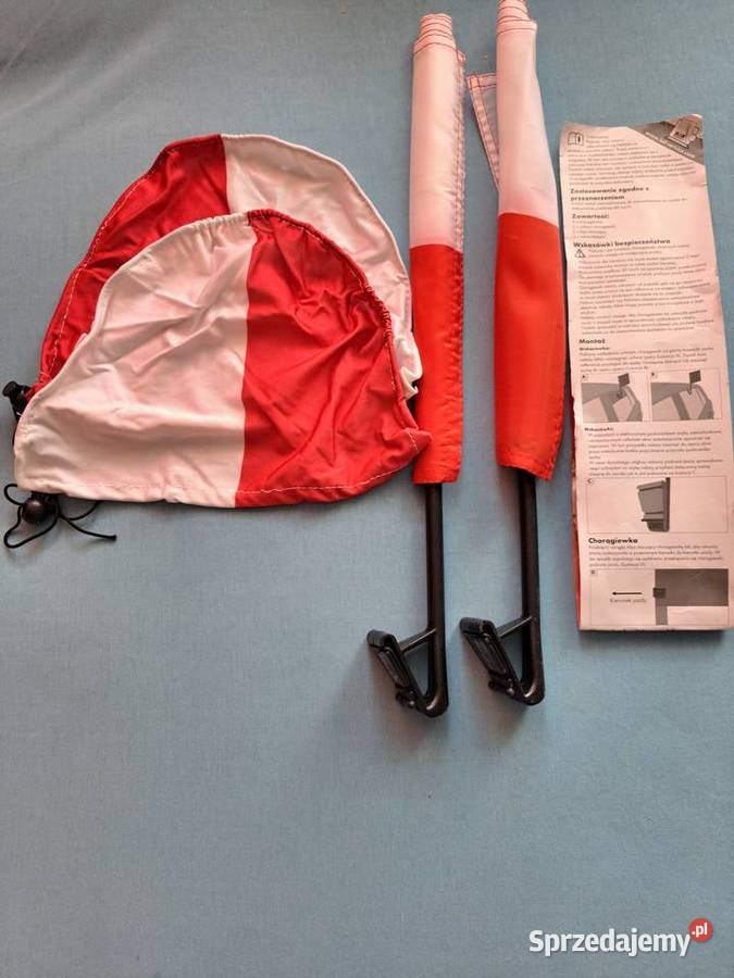 2 Flagi 2 Pokrowce na lusterka Flaga Polska Świdnica