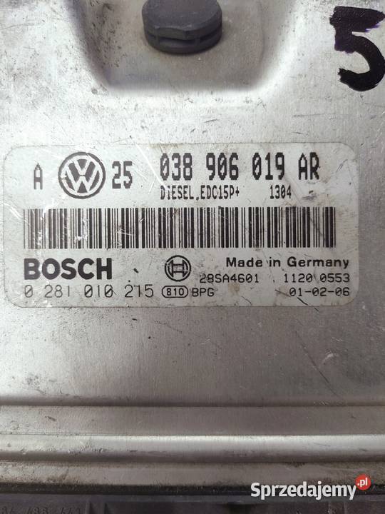 VW BORA GOLF IV STEROWNIK KOMPUTER SILNIKA Komputery