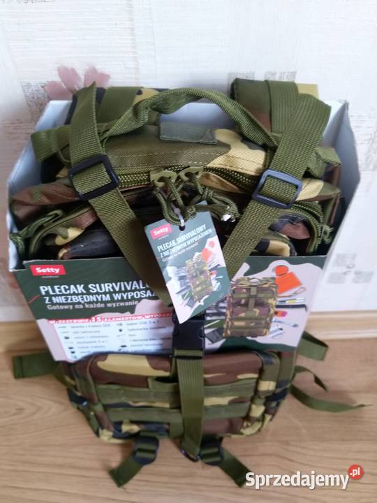 NOWY Plecak Survivalowy MORO z Niezbędnym Zabrze