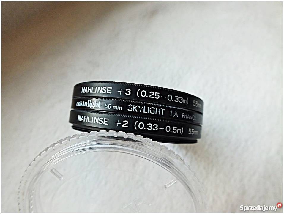 MINOLTA Komplet 4 soczewki CloseUP Lens No 0 Obiektywy Żary